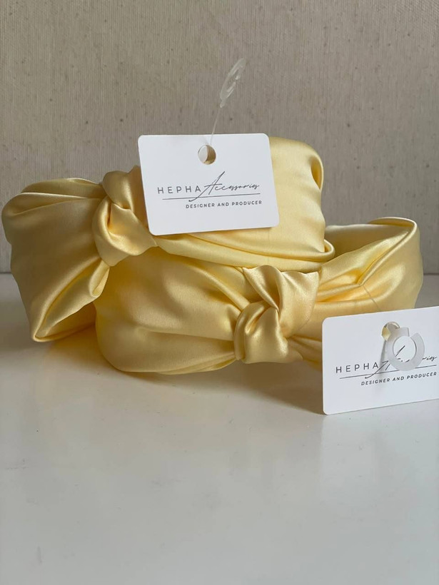 تِل ابری دخترانه پهن وارداتی ساتن گره درجه یک