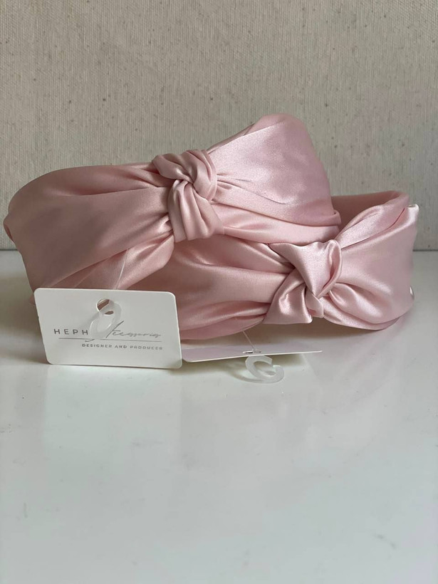 تِل ابری دخترانه پهن وارداتی ساتن گره درجه یک